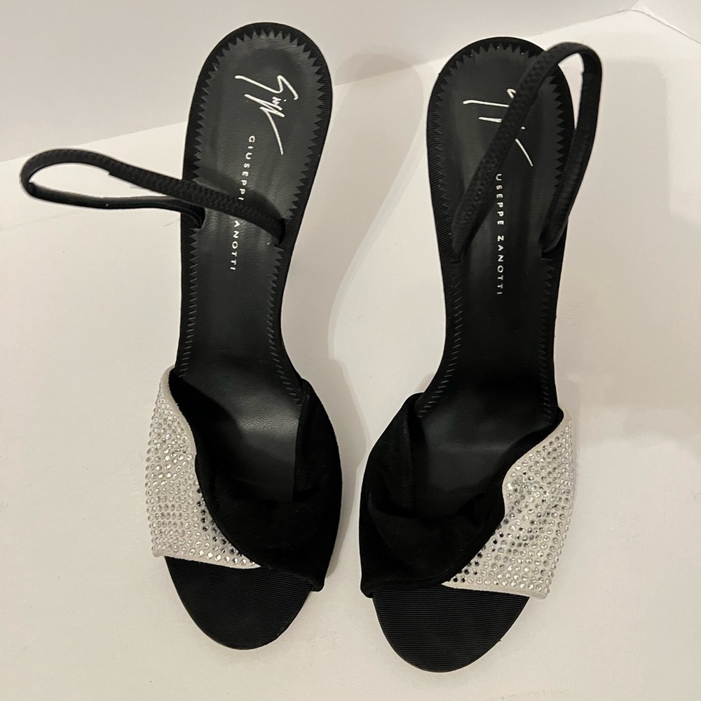Giuseppe Zanotti Alien 115 Swarovski Crystal Heels - Womens 9.5 US (40.5EU) - Picture 1 of 6